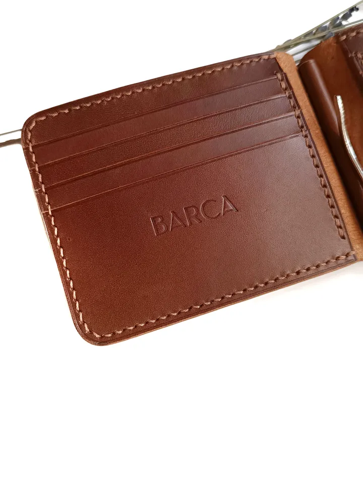 PDF Pattern of a wallet with a money clip and external coin holder - Pattern of a leather wallet - Download PDF