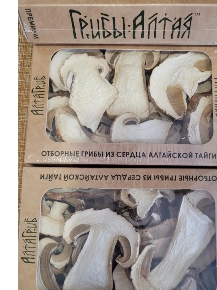 Mushrooms Altai-Alta Mushroom Dried white mushrooms 40 g Altai Extra glutathione GSH ERG