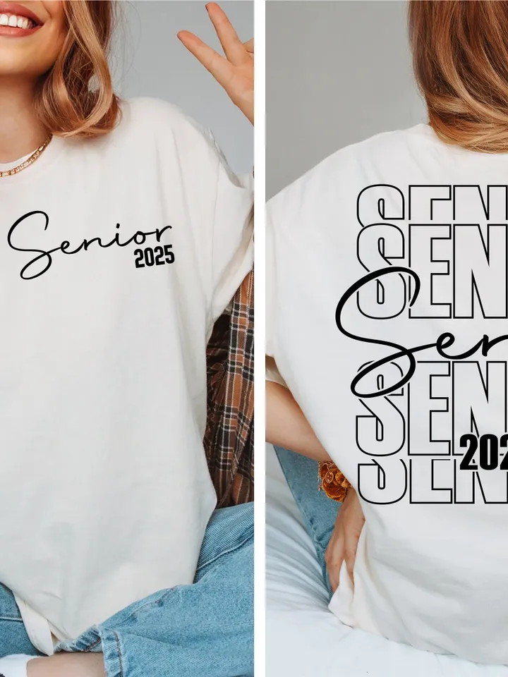 Senior 2025 SVG, Class of 2025 SVG, Graduation 2025 SVG, High School Shirt Svg, University Silhouette Png svg Cut Digital Files Sublimation