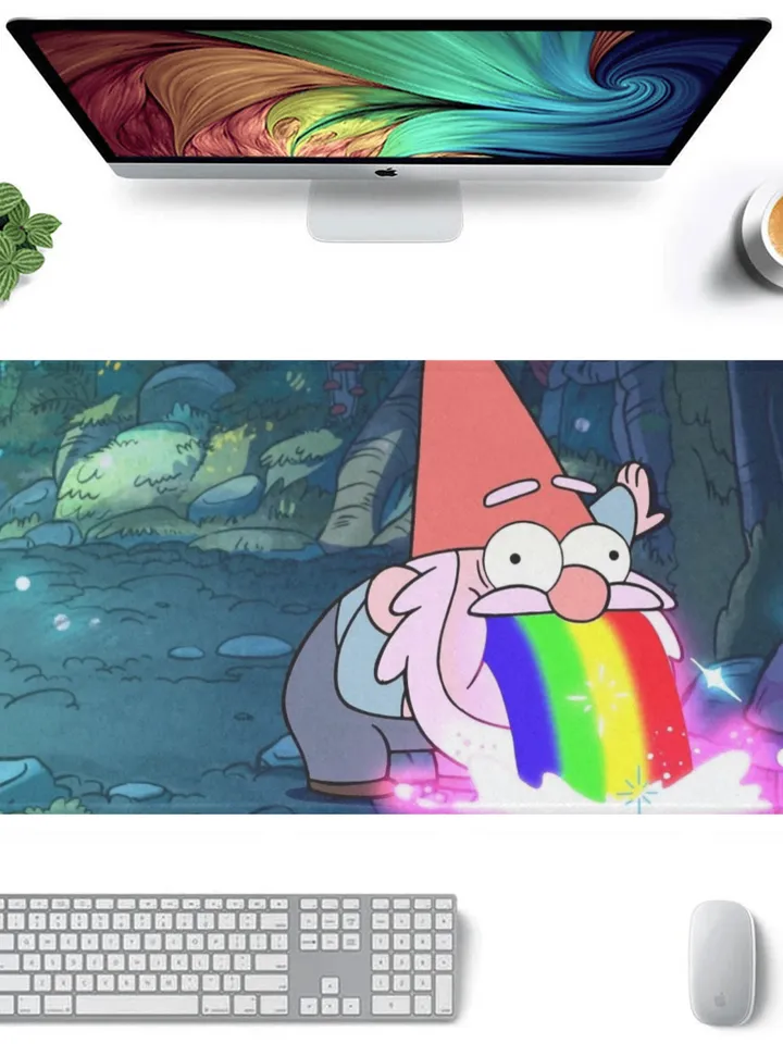 Gravity Falls Gnome Gaming Mousepad