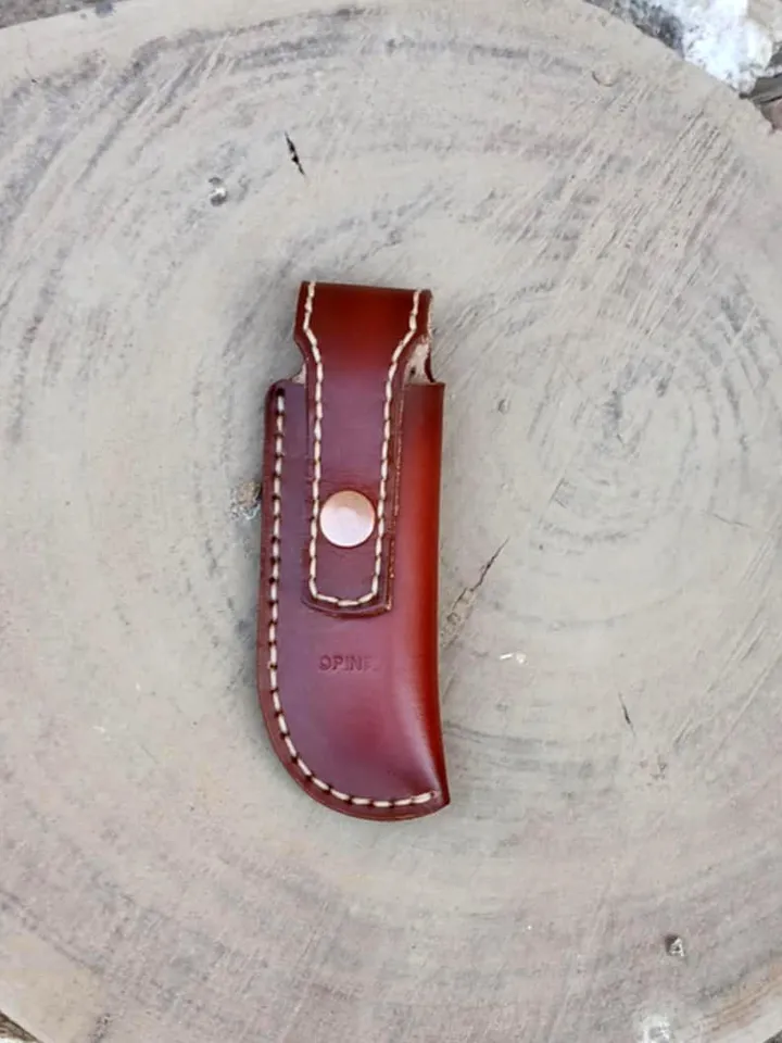 Leather Case for Opinel 7 8 knife, Knife Sheath for Opinel, PDF leather sheath, Belt Pouch holster, PATTERN, Handmade, easy and simple