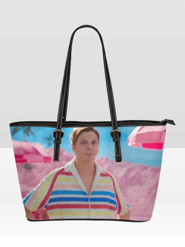 Allan Barbie Leather Tote Bag