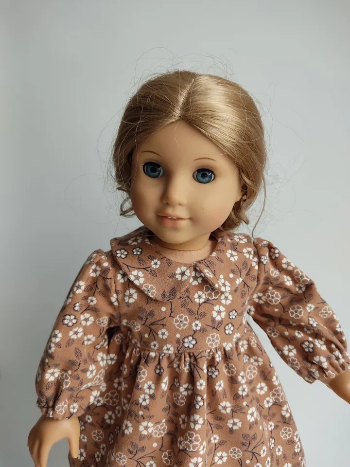 PDF sewing pattern for American Girl dolls.