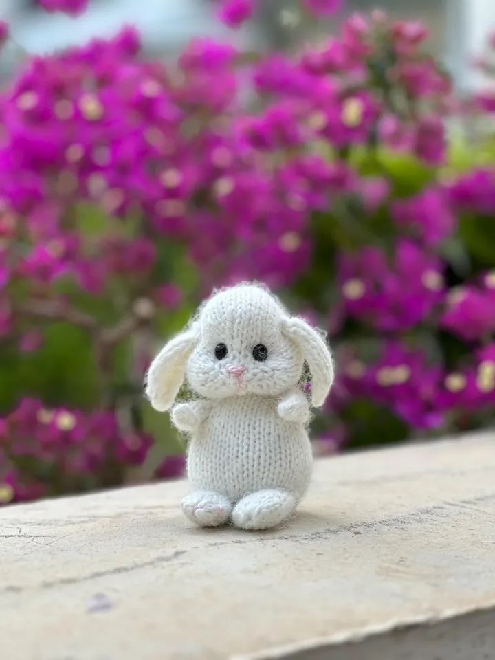 PDF Rabbit Knitting Pattern, Knitted Toy Tutorial, Knitted Animal Pattern, Hare