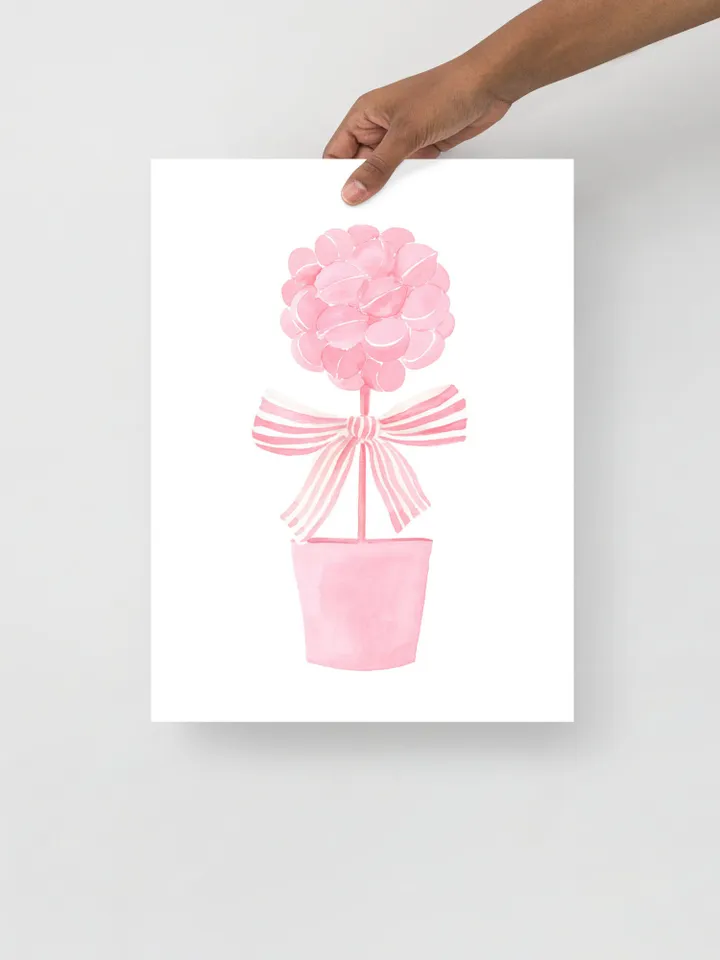 Pink Bow Set Of 3 Watercolor Painting, Nursery Room, Pink Watercolor Bow, Baby Girl Gift, Pink Bow Wall Art,Girly Wall Art,Coquette Pink Bow