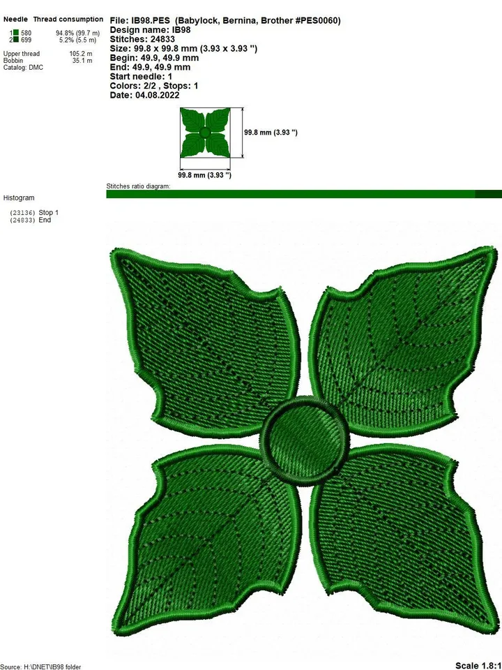 Free Standling Lace Poinsettia Flower machine embroidery design FSL Embroidery pattern flower motif 3D floral digital embroidery pattern