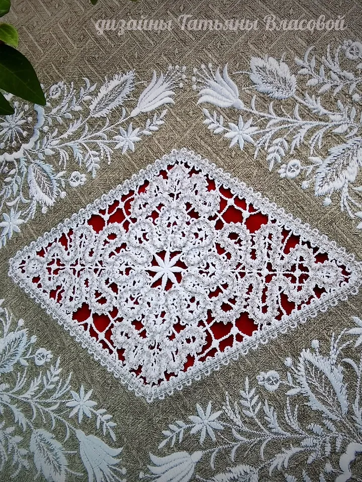"Babushkin pattern" designs for an embroidery machine.
