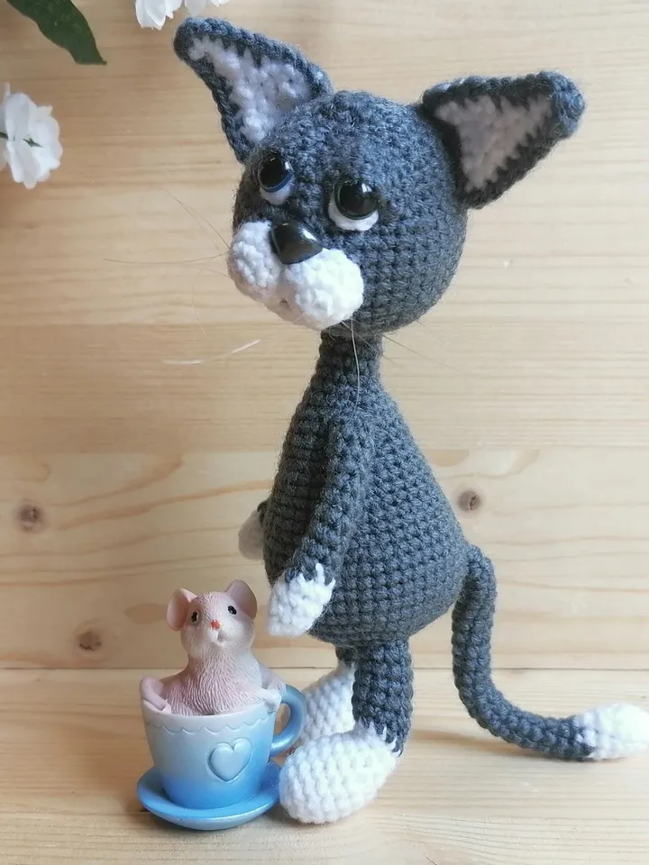 Crochet pattern Kitten (cat) - digital pattern PDF