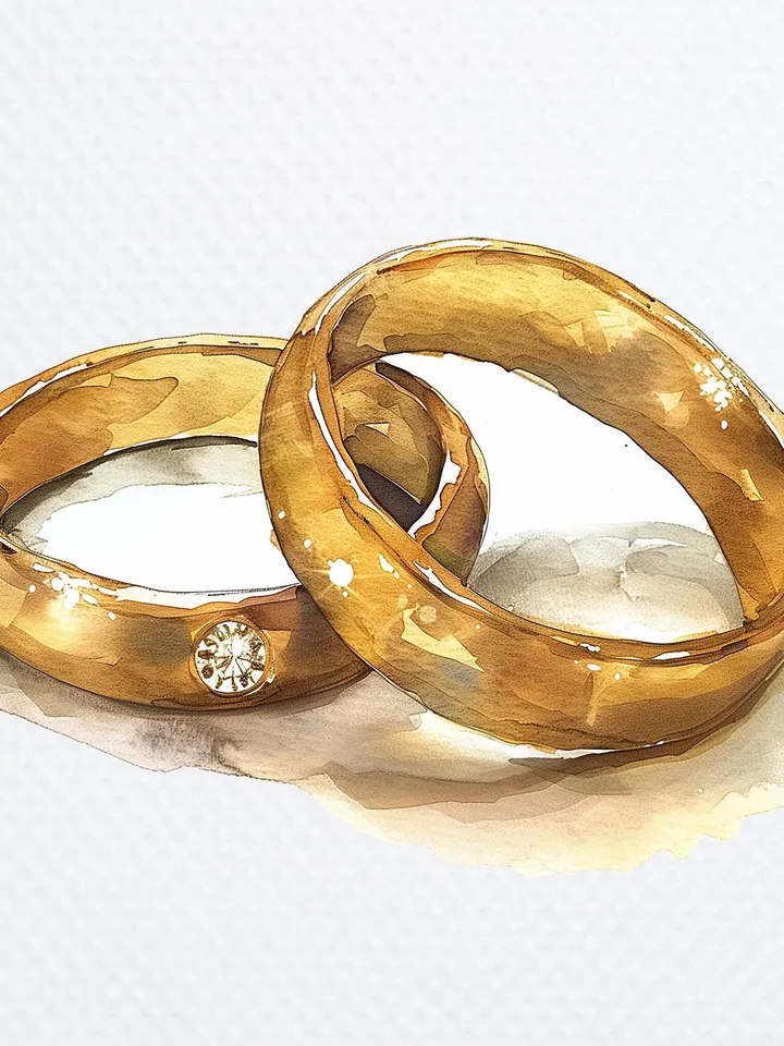 10 Wedding Rings PNG Bundle, Wedding Watercolor Clipart for sublimation, Wedding High Quality PNGs pack, Digital download, Paper crafts