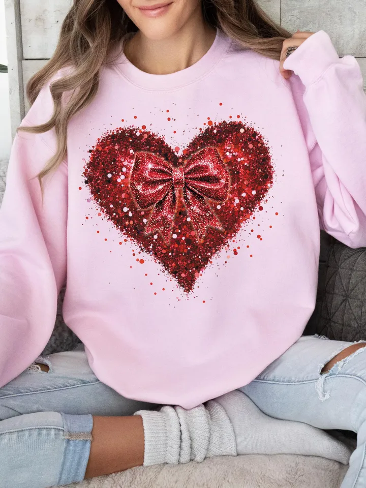 Valentine's day Heart Coquette bow Png, Retro Valentine Shirt Design, Valentine's Day Png, Valentine Love Png, valentine's day bow png