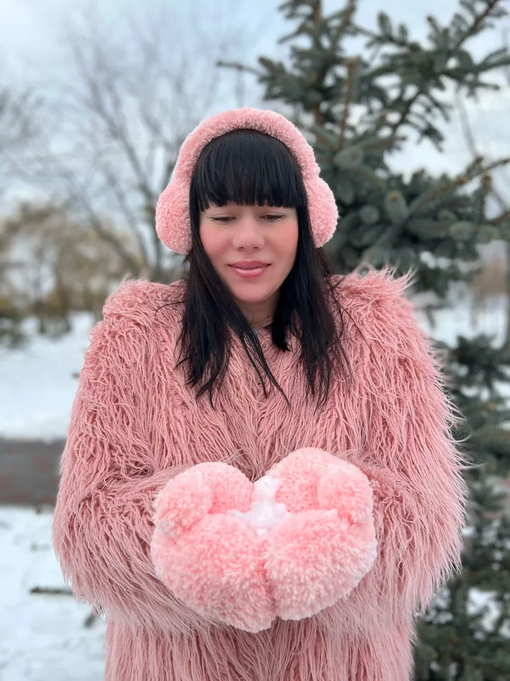 Earmuffs crochet pattern PDF, fur headband, headphones, headset digital instant download