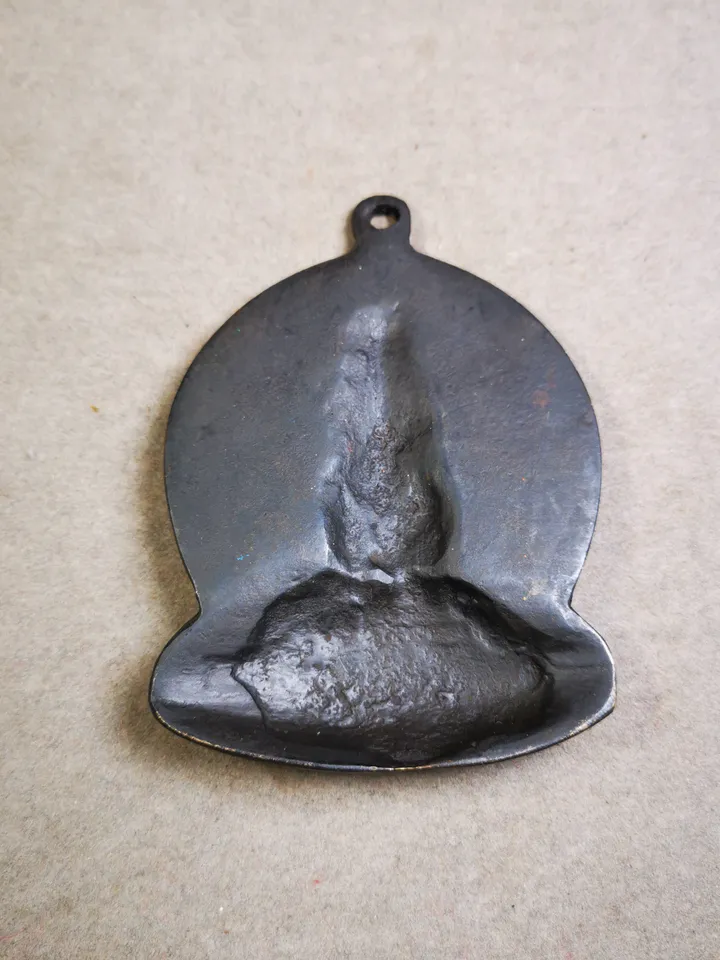 Gandhanra Antique Tibetan Buddhist Statue,Stupa Badge,Pagoda Amulet,Buddhist Tower,Made of Thokcha