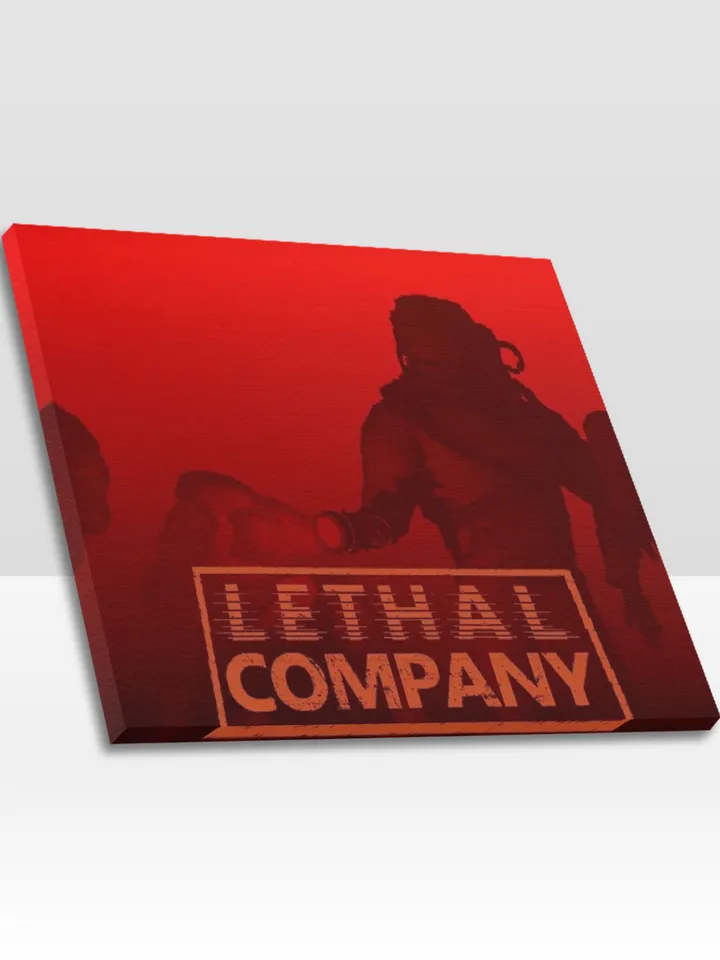 Lethal Company Frame Canvas Print, Wall Art Home Decor Poster