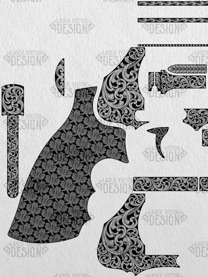 VECTOR DESIGN Smith & Wesson 686 Pro Series 5 in Scrollwork