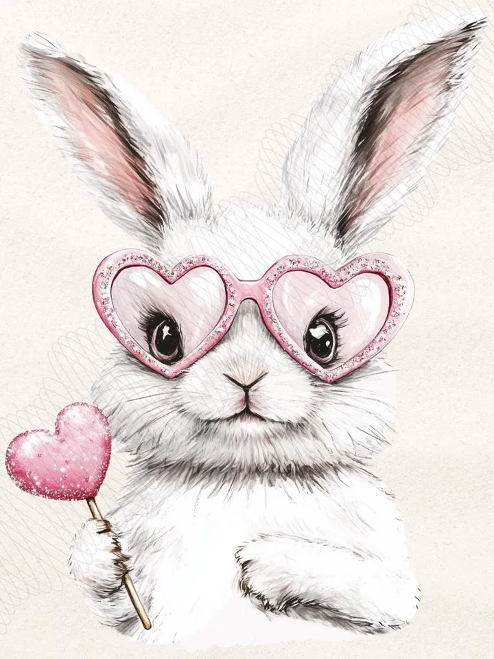 Retro Easter Cute Easter Candy Bubble PNG, Vintage Happy Easter, Funny Easter Bunnie Sunglasses Easter Holiday Sublimation Digital Download