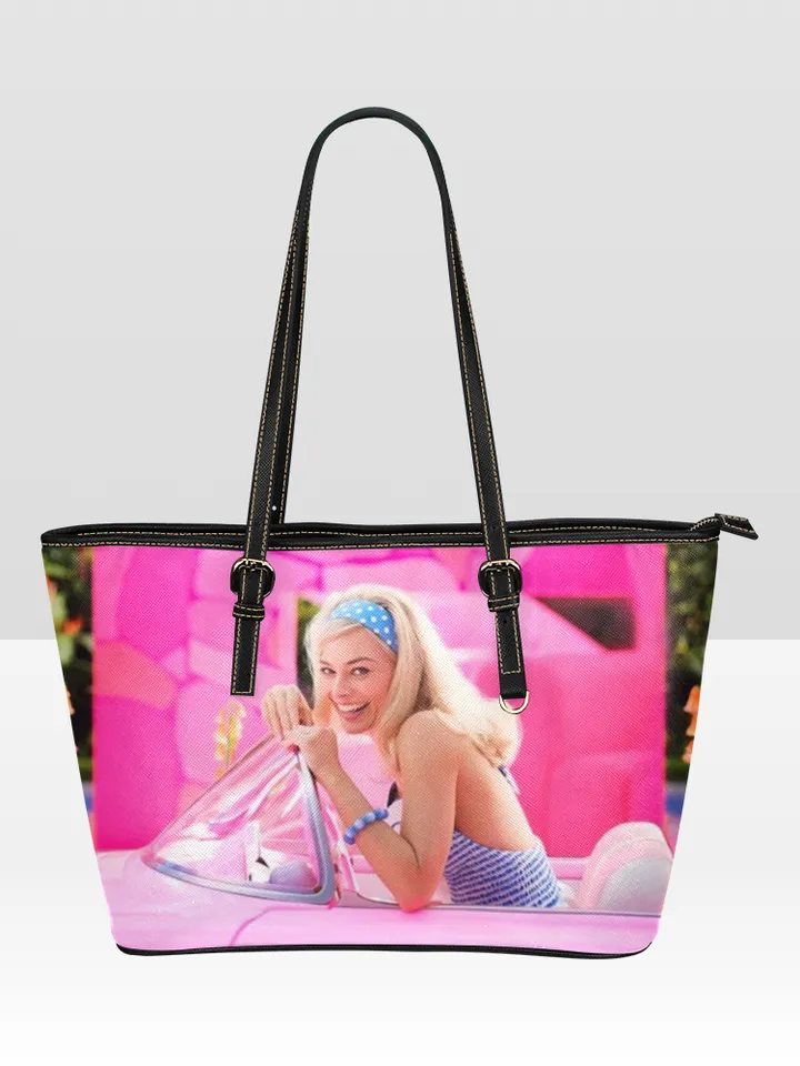 Barbie Movie Inspired Leather Tote Bag