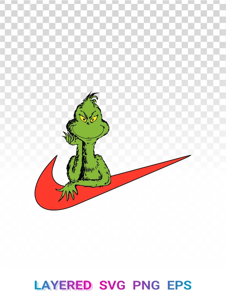 Grinch SVG Christmas 🎄, Nike Swoosh PNG Transparent, Cricut