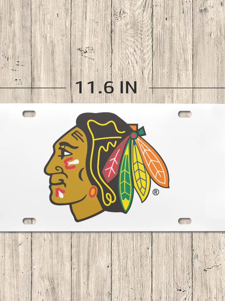 Chicago Blackhawks License Plate