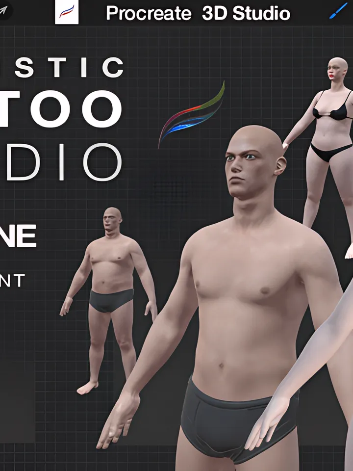 Tattoo Studio - Procreate 3d Models