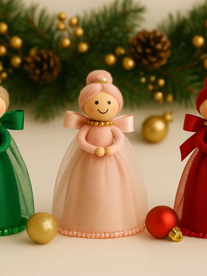 DIY Queen Doll Craft Pattern, Elegant PDF Tutorial for Royal-Themed Decoration, Handmade Queen Ornament, Instant Download