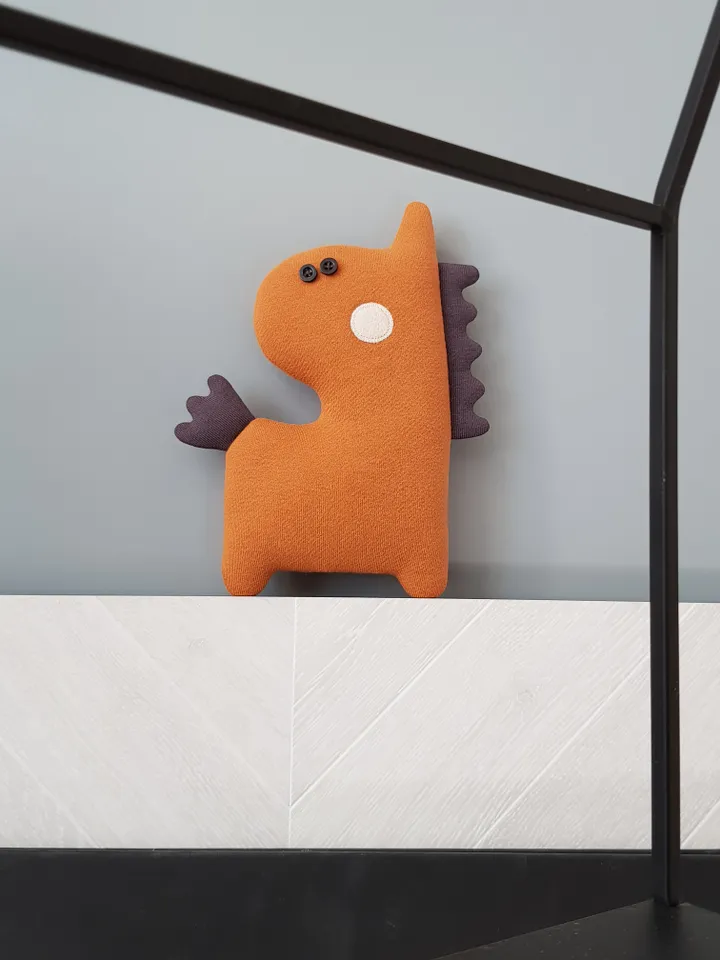 Horse sewing pattern PDF, digital tutorial in english, Diy stuffed animal