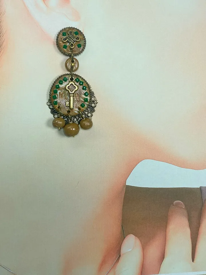 Handmade earrings. Handmade jewelry.