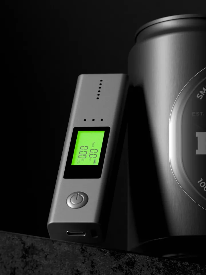 Portable Personal Breathalyzer with Display