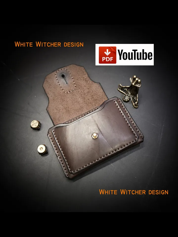 Leather pattern - Belt Wallet - Hunter. EDC45