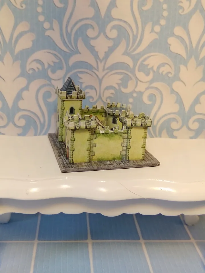 Fortress for a dollhouse.1:12 scale.