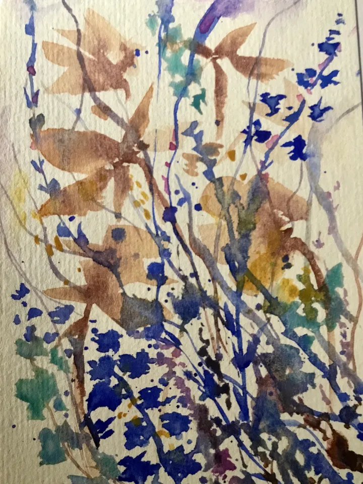 Set of 4 handpainted watercolor greeting cards,original floral watercolour cards,unique handmade cards for any occasion,floral gift cards.