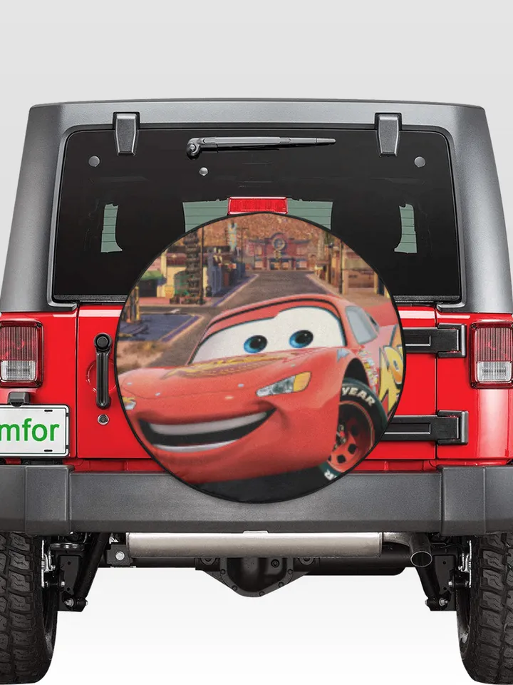 Lightning McQueen Cars Spare Tire Cover