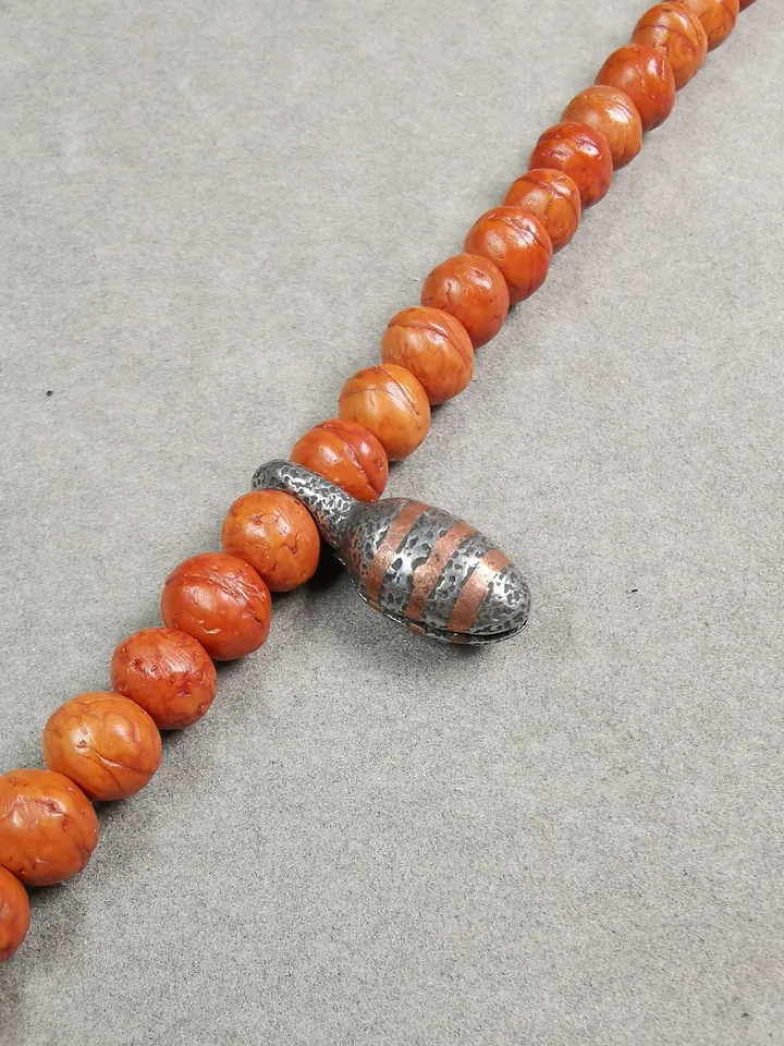 Gandhanra Handmade Buddhist Mala Counter Clip,Bum Counter Clip for Prayer Beads, Shape,Mala Accessories