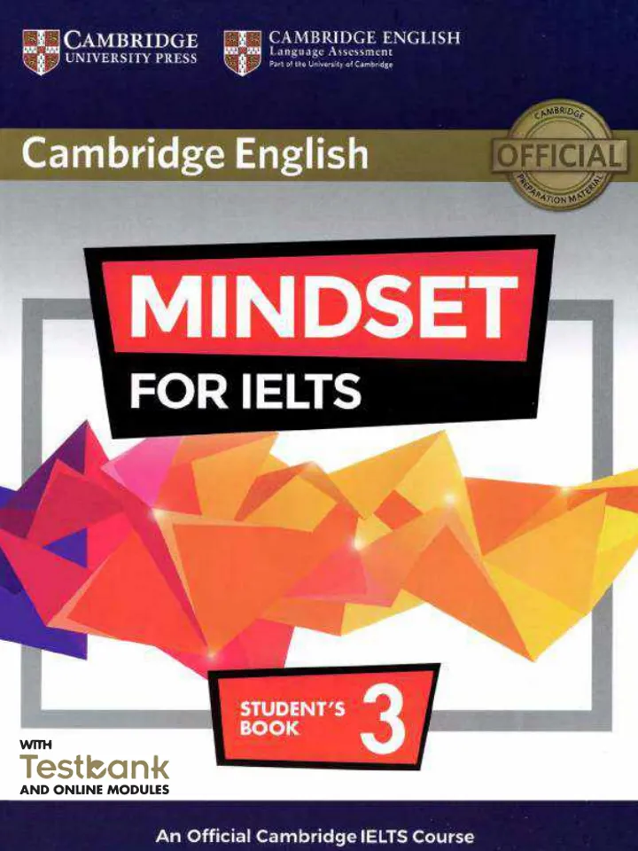 MINDSET FOR IELTS Student Book 3 w Testbank & Online Modules OFFICIAL CAMBRIDGE