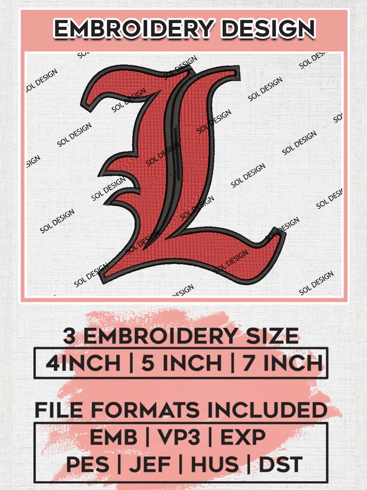 NCAA Louisville Cardinals Team Logo embroidery designs, NCAA Louisville Cardinals Logo Machine embroidery designs, NCAA Team Logo embroidery designs, NCAA Game Day Machine embroidery designs, Digital Download