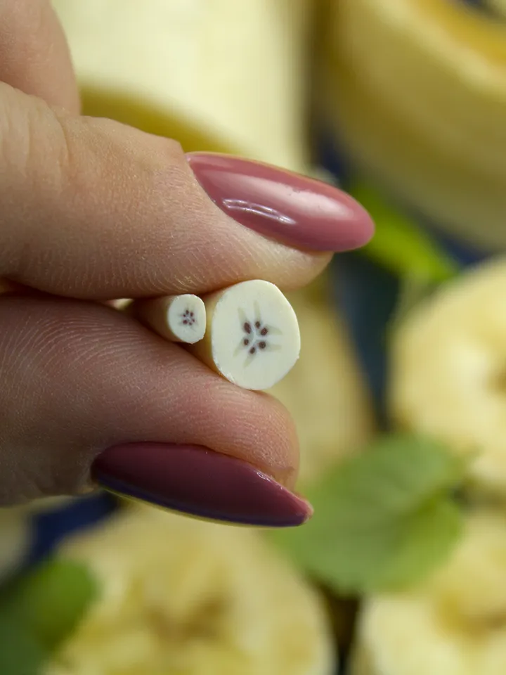 TUTORIAL Miniature banana cane with polymer clay