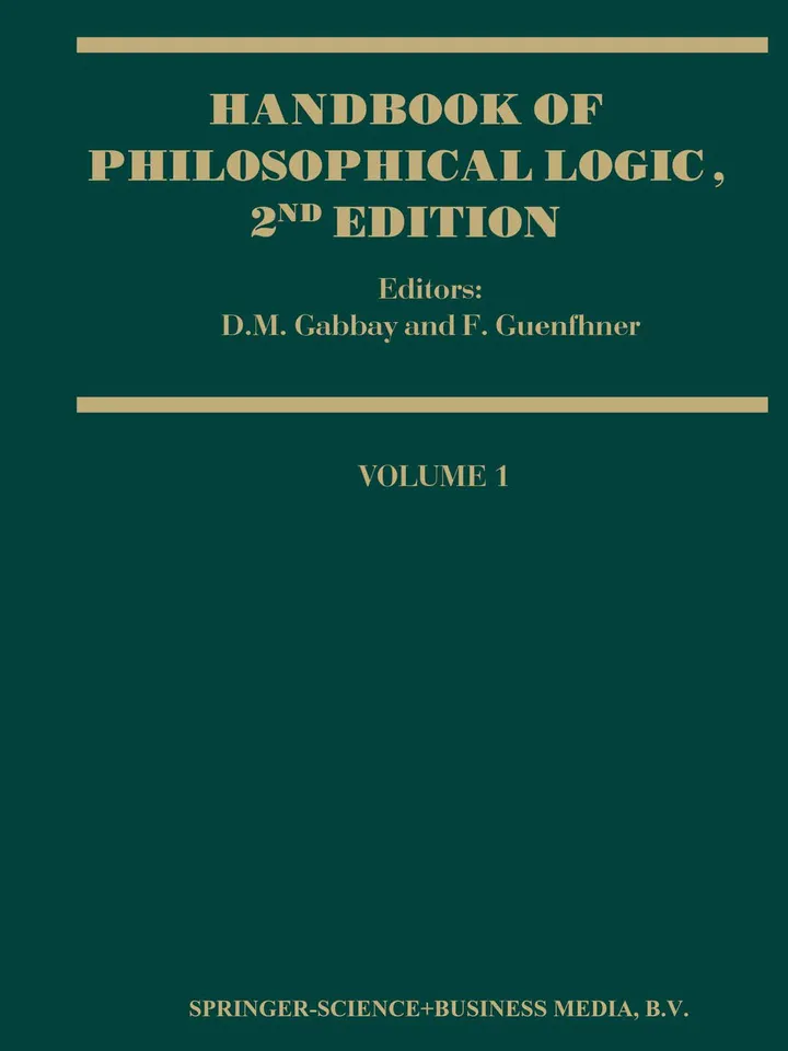 Handbook of Philosophical Logic Digital Download Ebook PDF