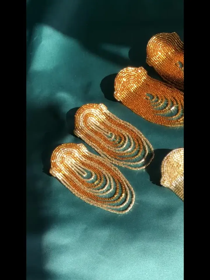 Cascade Beaded Earrings