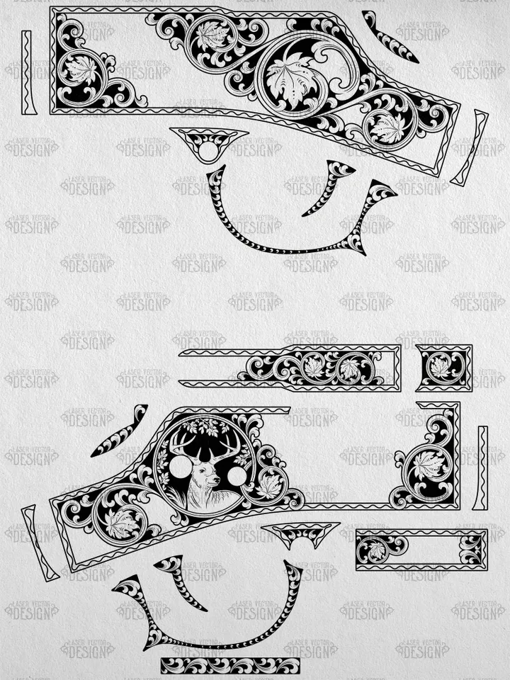 VECTOR DESIGN Henry Big Boy Side Gate 357 Scrolls and deer