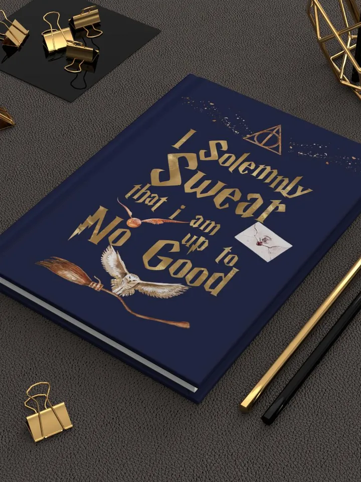 Wizarding World Hardcover Journal, Magic Notebook, Spell Book, Fantasy Diary, Gift, Magic gift Matte Journal