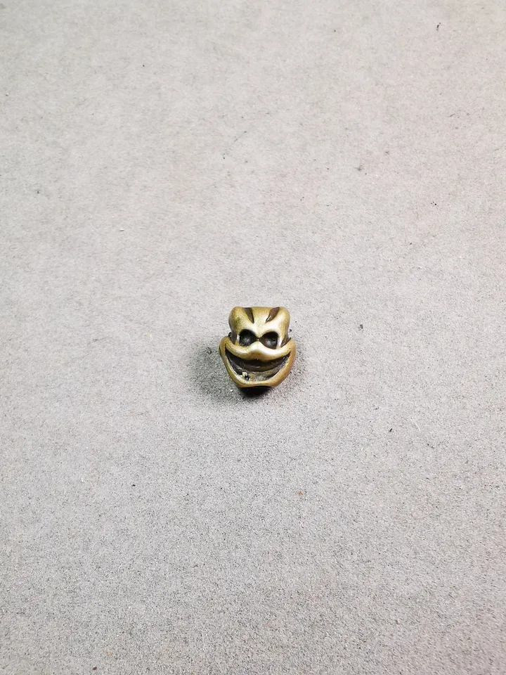 Gandhanra Handmade Tibetan Pendant Bead,Spacer Beads for Mala,Skull Citipati Bead for Prayer Beads,Jewelry Accessories