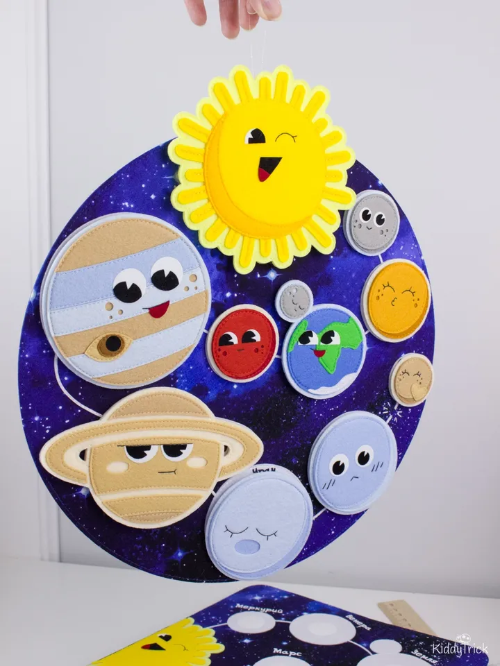 Felt Planets Sewing Patterns