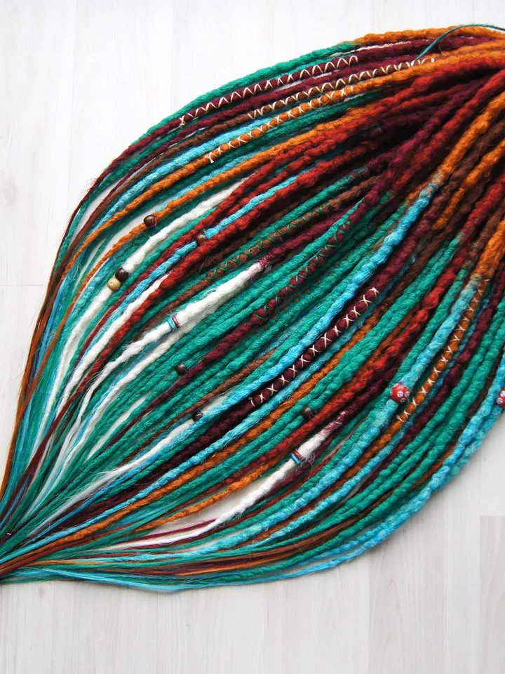 Custom Dreads Synthetic Double Ended or Single Ended Dreadlock Extensions DE SE. Your fantastic custom set!