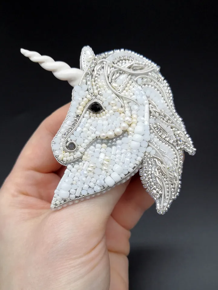 Unicorn Brooch