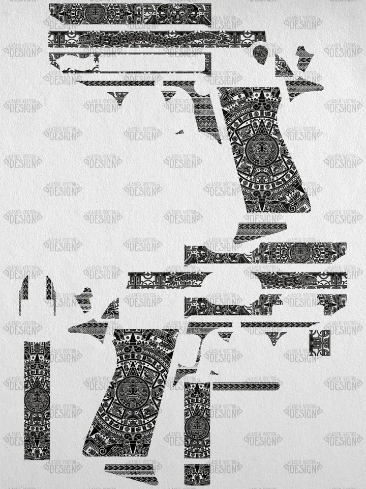 VECTOR DESIGN Walther PPK S Aztec calenda