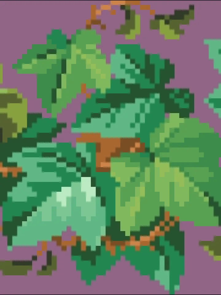 Antique Cross Stitch Pattern Ivy Counted Digital Download PDF