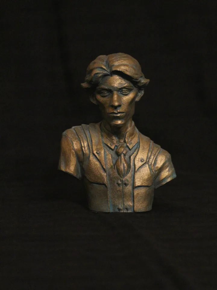 Bust of Viktor from "Arcane" (Bronze with a patina)