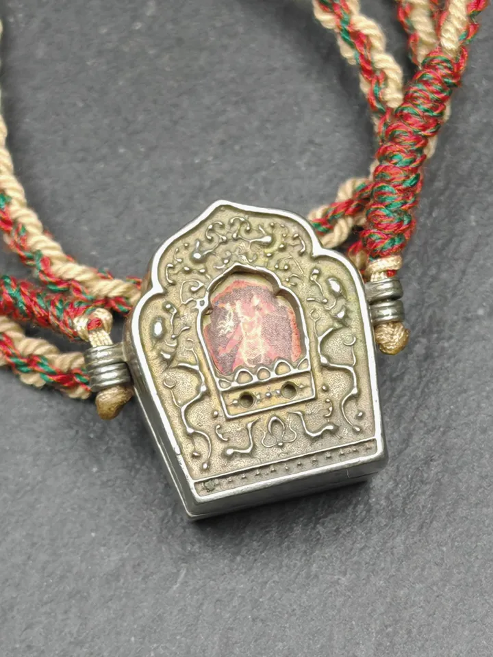 Tibetan Gau Box Amulet,Mini Ghau Shrine,Portable Tibetan Buddhist Altar Necklace with Offerings,Protective Charm,Spiritual Gift,11 Types