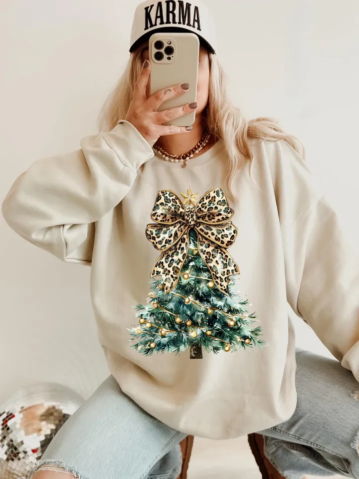 Christmas Coquette Png, Christmas Tree Png, Retro Holidays Png, Santa Hot Cocoa Candy Cane Xmas Tree Png, Sublimation Designs, Digital File