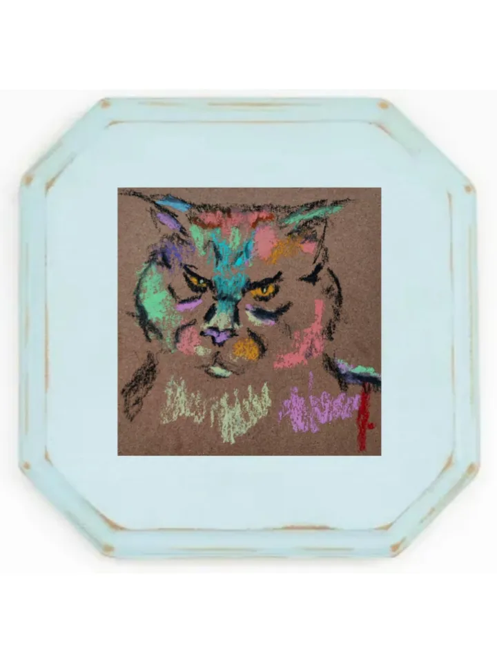 Angry cat digital file for art print