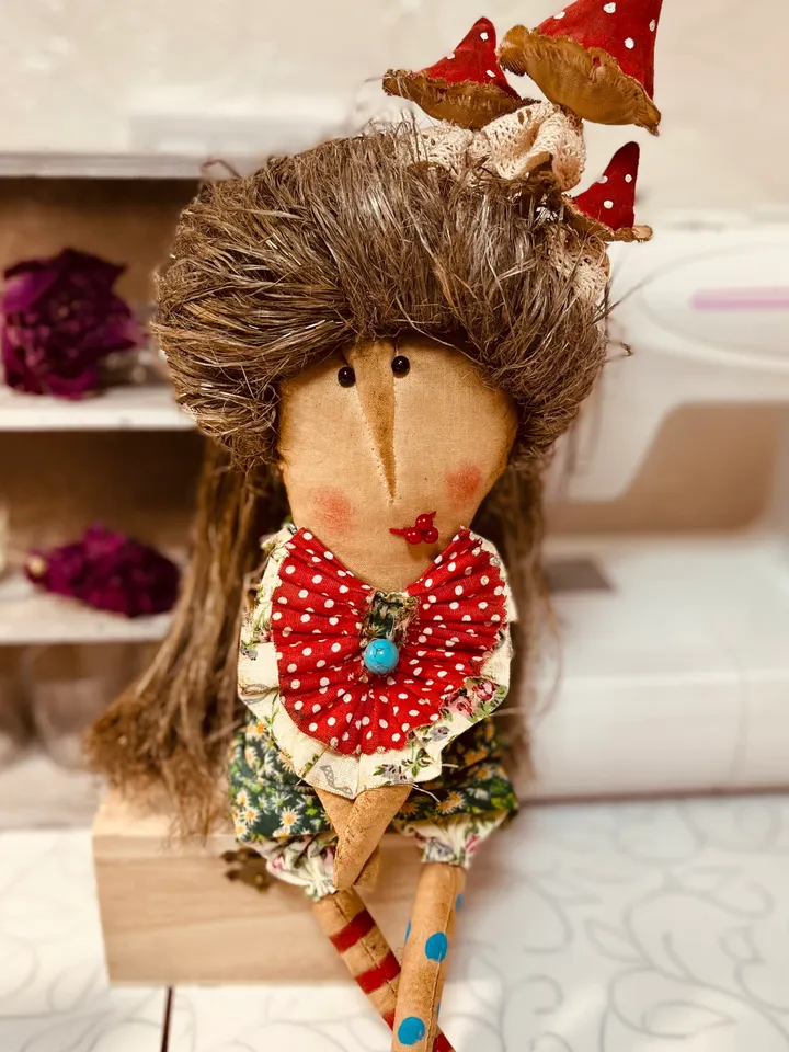 The attic doll-primitive "Mukhomorovna"